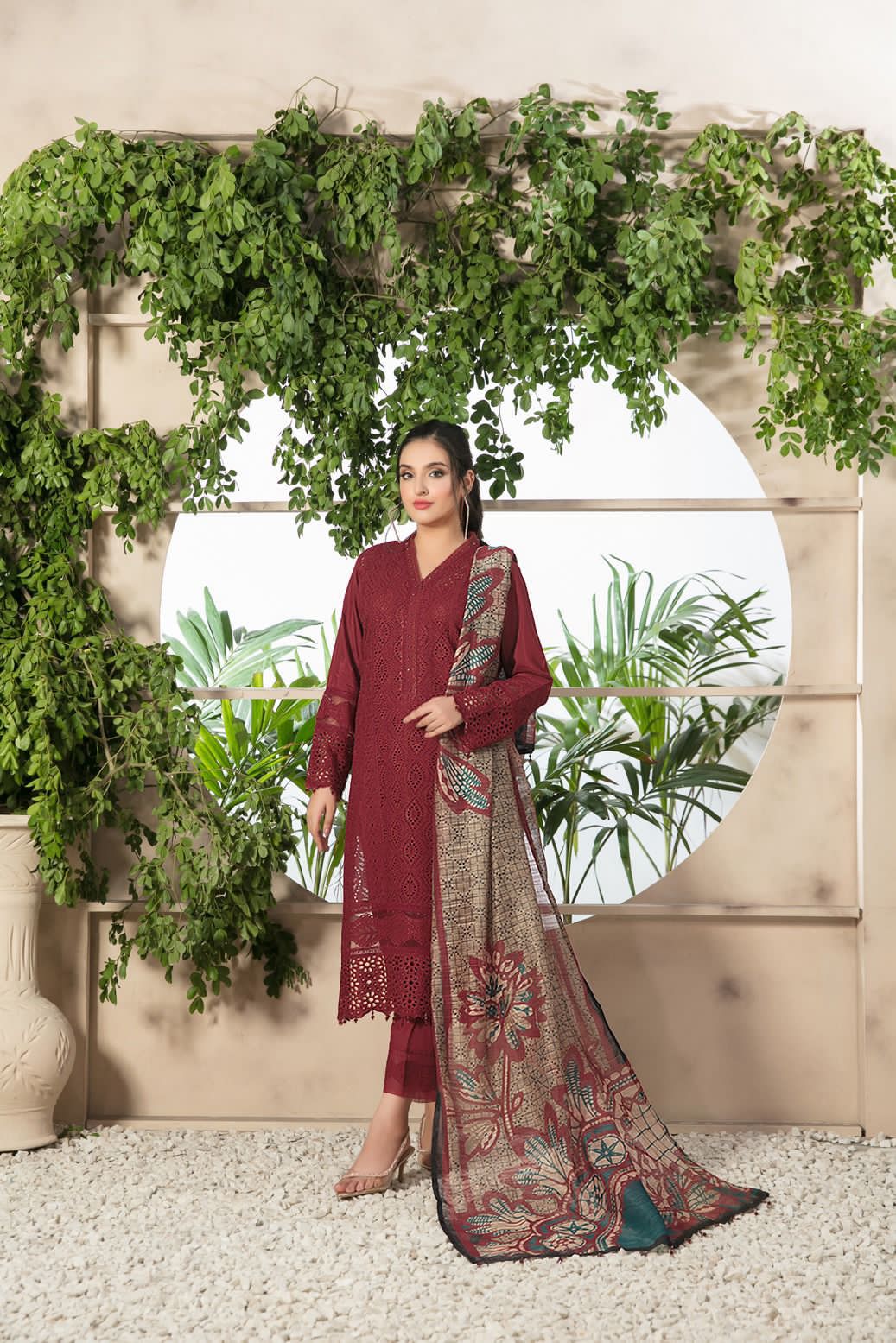 AGHA NOOR PREMIUM LAWN 3PC LC-7040