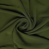 Georgette/Chiffon Hijab – Dark Olive