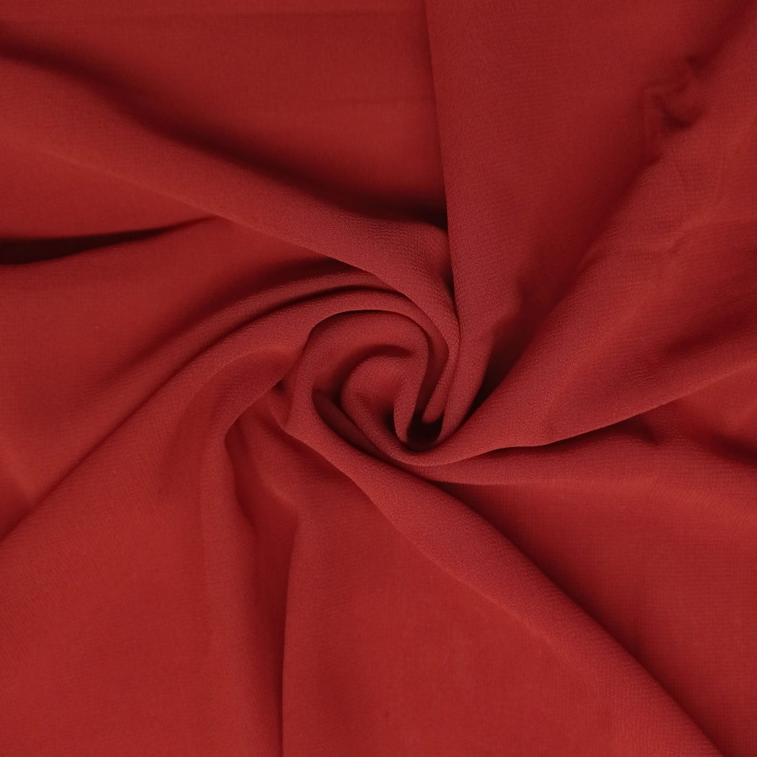 Georgette/Chiffon Hijab – Rust