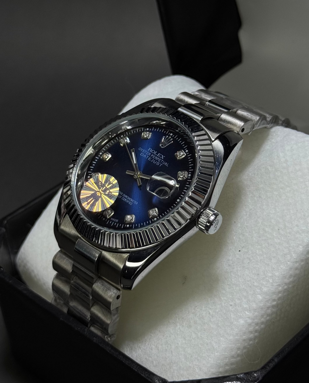 Rolex Oyster Royal Blue Date Only