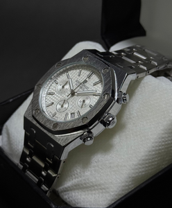 Audemars Piguet White Chronograph Working