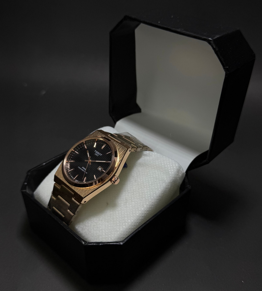 Golden Tissot PRX 1853