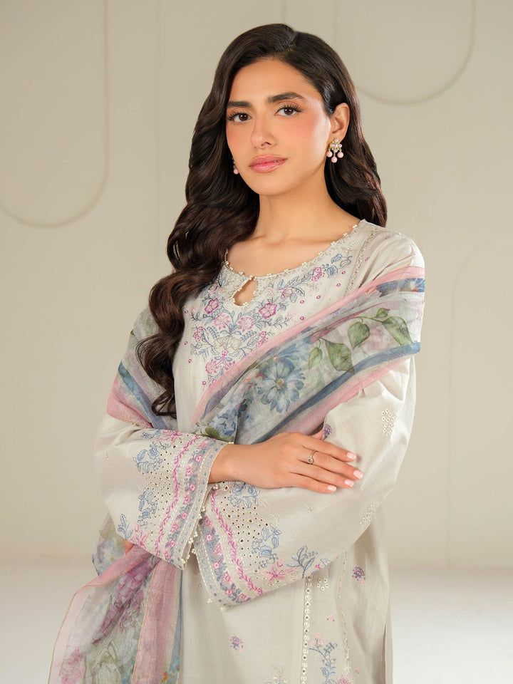 3 Piece Lawn Suit-Embroidered (Unstitched)