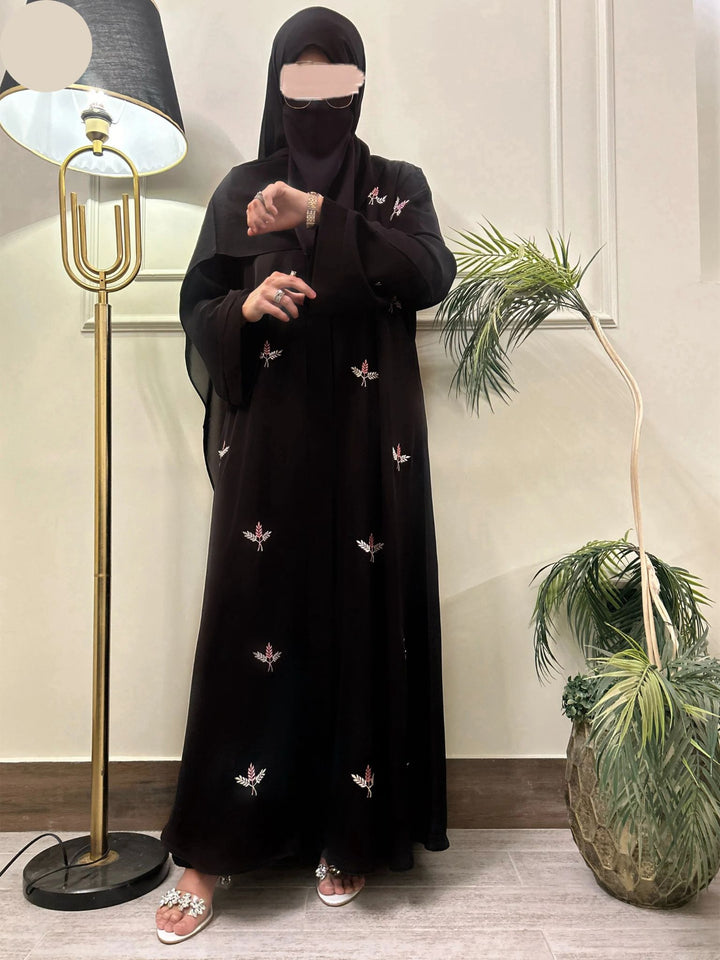 BOW ABAYA GEORGETTE