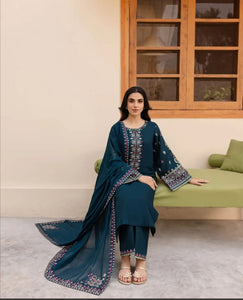 Gul e bahar Embroidered 3pcs