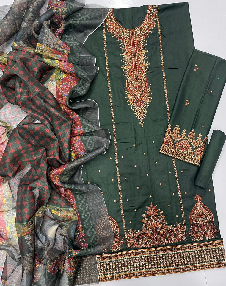 Luxury Embroidered 3-Piece