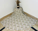 Sadaf Belle Shoulder Zip Maxi Abaya I SummerBloom Zip Abaya I New Printed Maxi Abaya