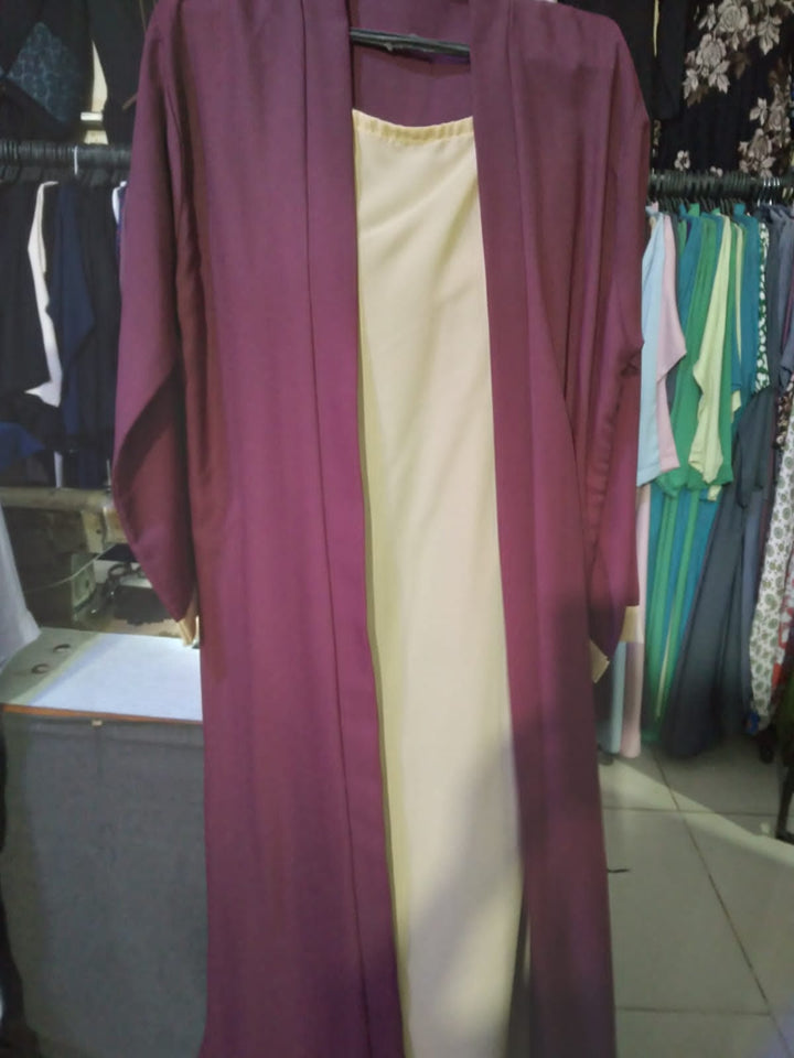 Premium Georgette Front-Open Abaya — A1 Quality & Ready to Wear