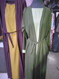 Premium Georgette Front-Open Abaya — A1 Quality & Ready to Wear