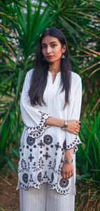 Irha, 2-Piece Embroidered Lawn Ensemble