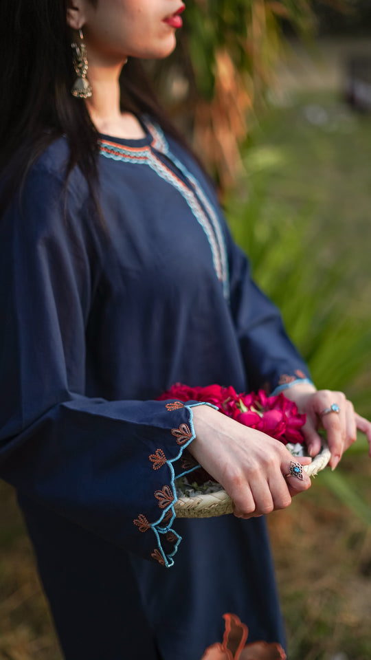 Amal 2-Piece Embroidered Lawn with Embroidered Trouser