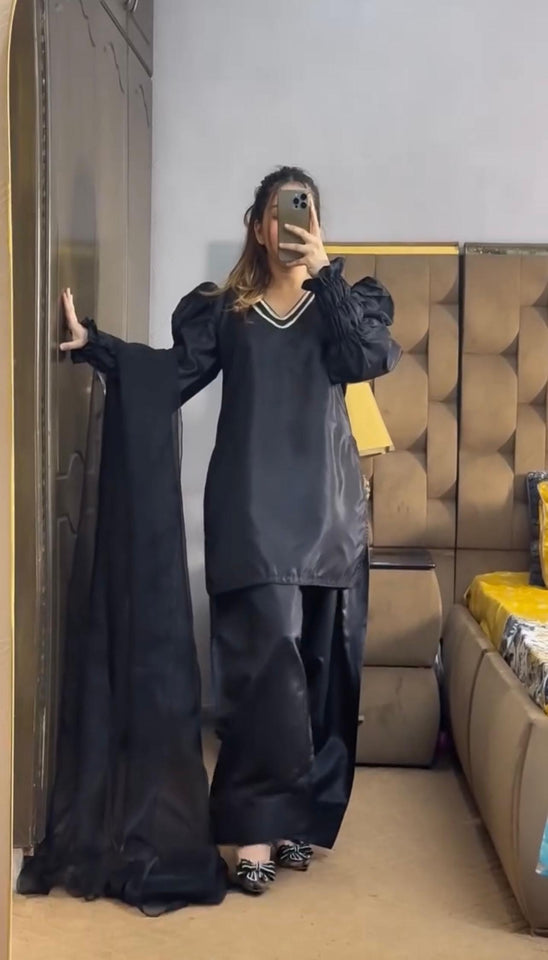 AIZA LUXURY 3PC WITH FARSHI SHALWAR