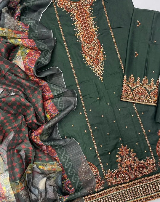 Luxury Embroidered 3-Piece