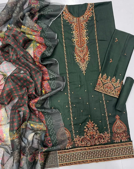 Luxury Embroidered 3-Piece