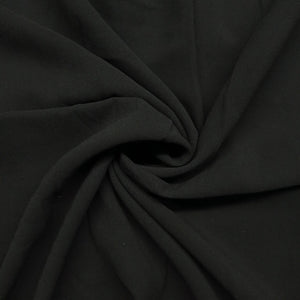 Black Georgette Hijab – Luxury  Chiffon