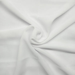 Georgette Hijab – Pure White Imported